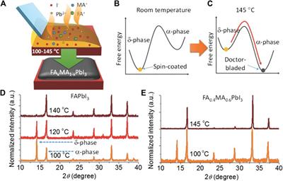 The Challenge of Ambient Air–Processed Organometallic Halide Perovskite: Technology Transfer From Spin Coating to Meniscus Blade Coating of Perovskite Thin Films